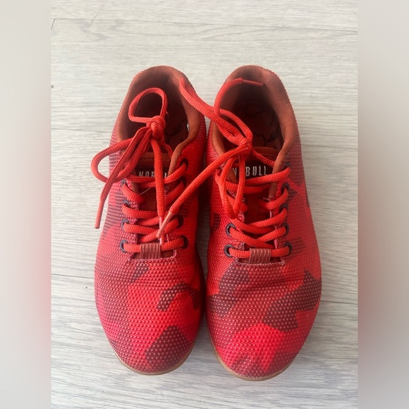 No Bull Project Fire (Red) Camouflage Trainer M5.5 W7 - Picture 1 of 8